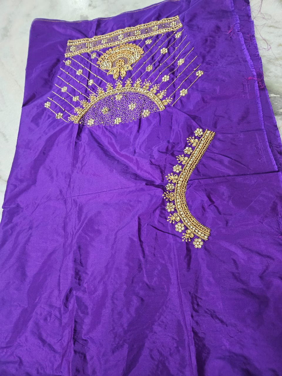 Maggam work blouse pieace - Image 2