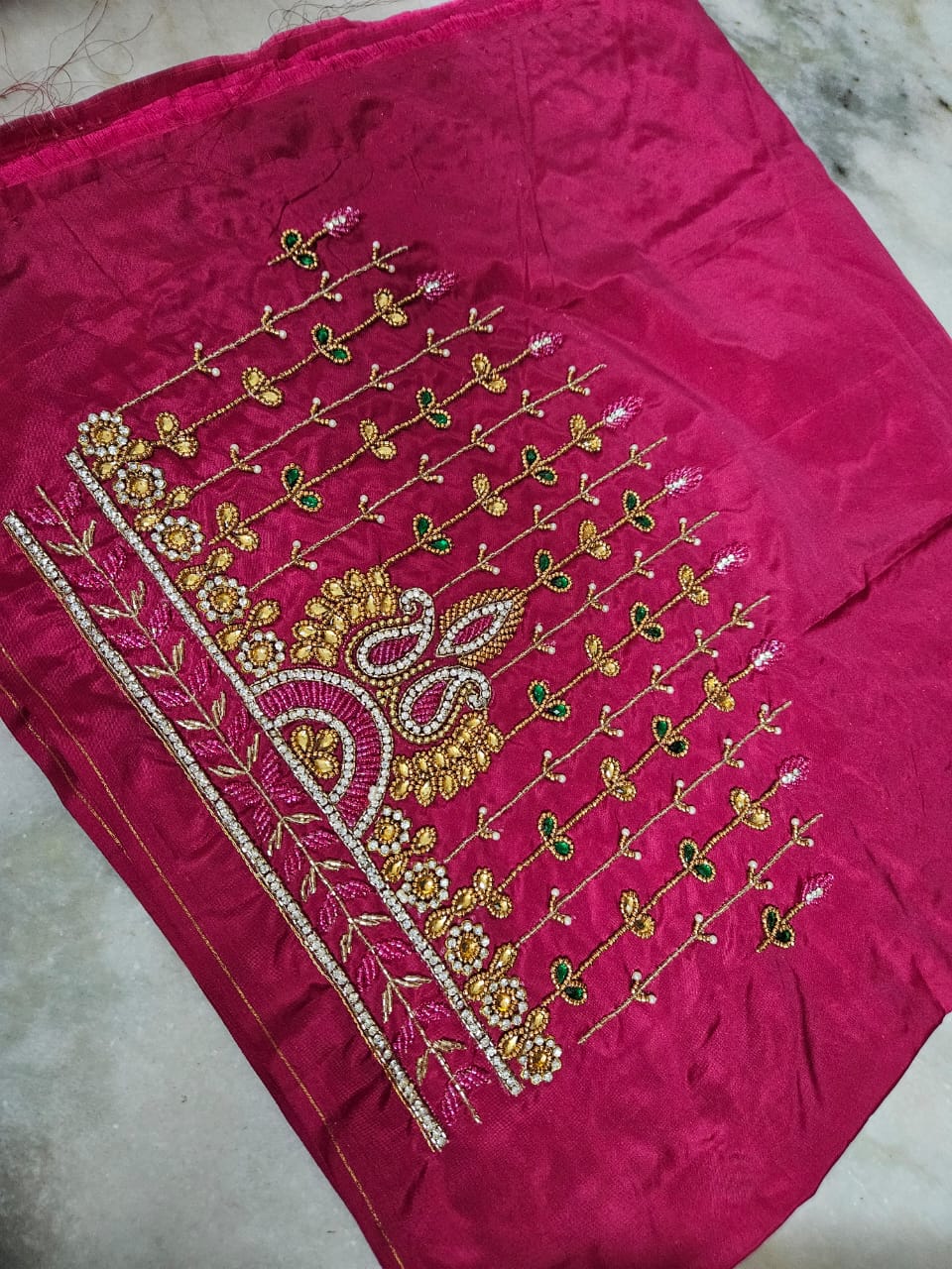 Maggam work blouse pieace
