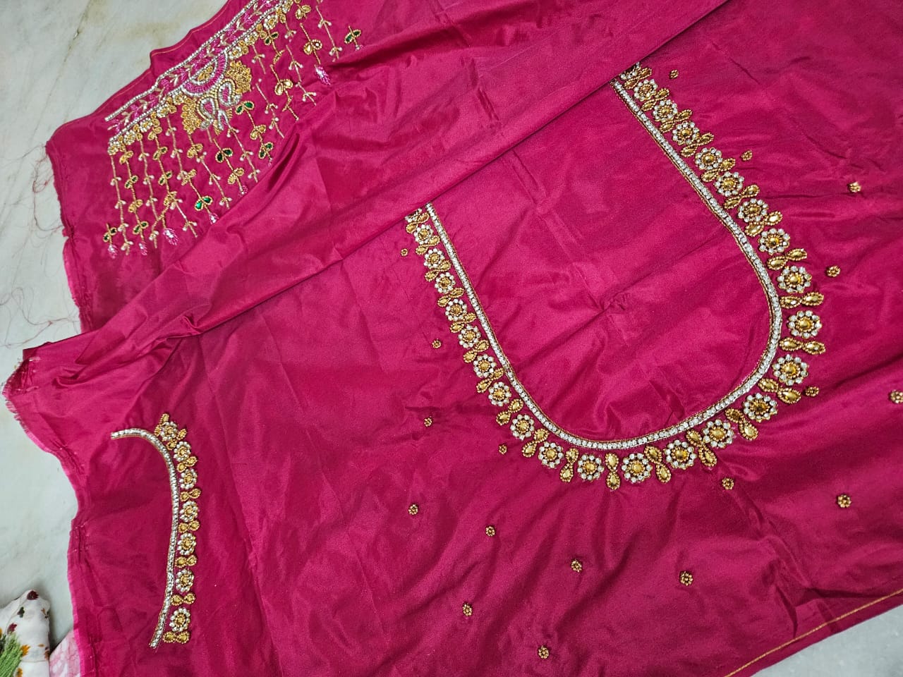 Maggam work blouse pieace - Image 3