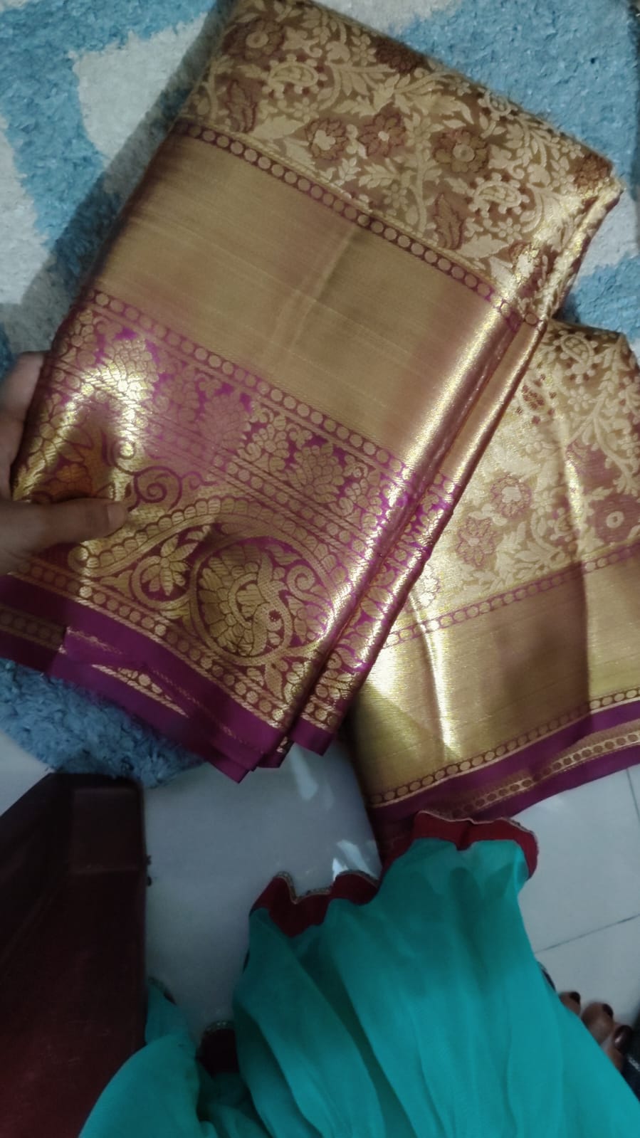 Dharmavaram pattu saree - Image 3